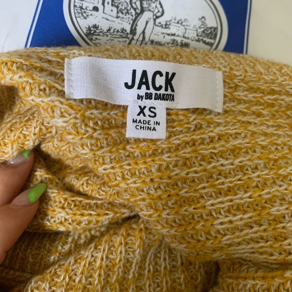 Yellow knit sweater BB Dakota - Picture 5 of 8